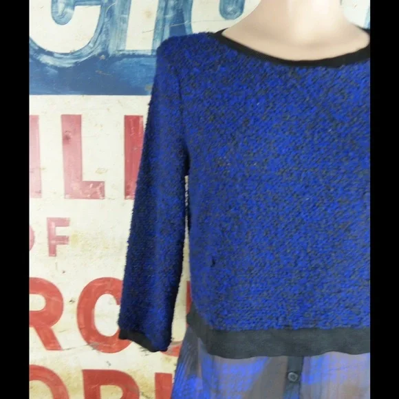 Elie Tahari Mock Layer Sweater XS - Picture 7 of 12